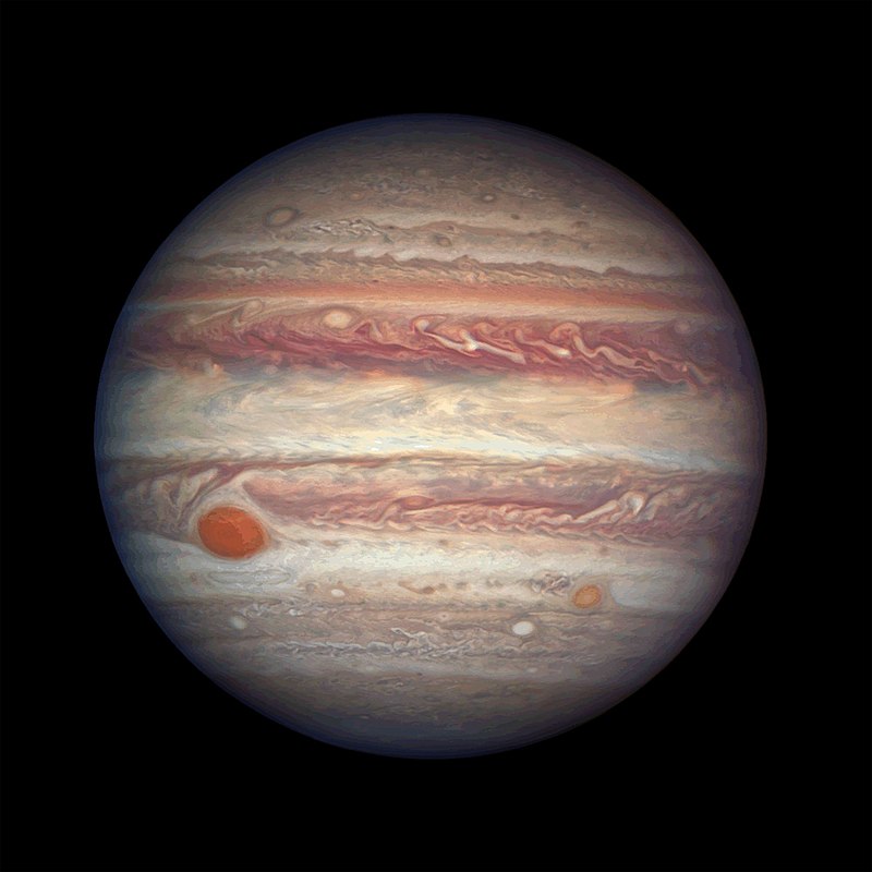 Jupiter - pruhovaný